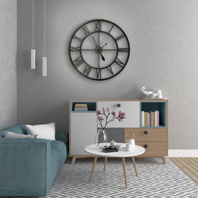 97cm x 97cm Giant Vintage Clock - 3