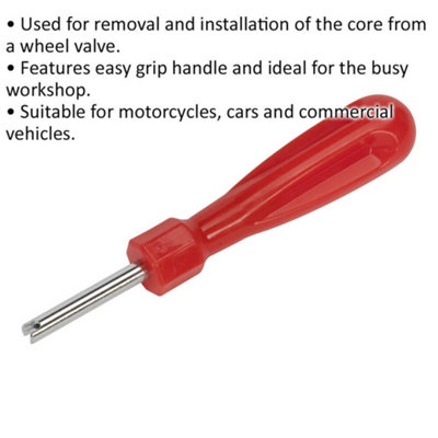 Universal Tire Valve Stem Removal Tool - Easy-Use Puller For Car, Van, Motorcycle
