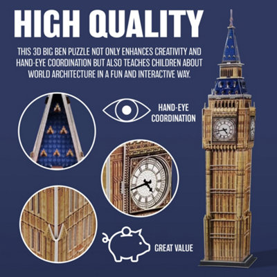 97Pc 3D London Big Ben Jigsaw Puzzle