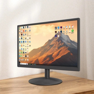 B&Q 22" Led Monitor S220W  Widescreen Computer Monitor, Hdmi & Displayport, 5Ms Response Time, 16:9 Desktop Pc Screen  Black