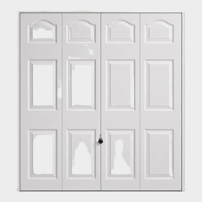 Shop garage doors.