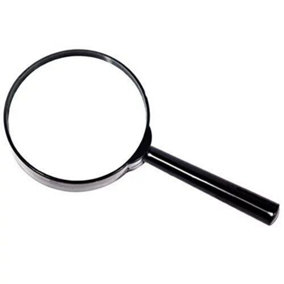 9Cm Magnifying Glass Large Magnifier Reading Newspapers Glass Lens Handheld