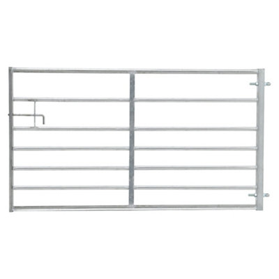 9ft Galvanized Metal Field Gate Farm Gate