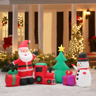 9ft LED Christmas Inflatable Decoration Outdoor Xmas Decor Blow up