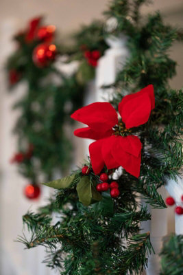9FT Pre-Lit Artificial Garland - 3