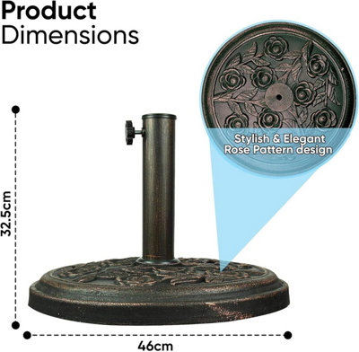 Arlmont & Co. Base De Parasol Autoportante En Résine Et Commentaires - Canada