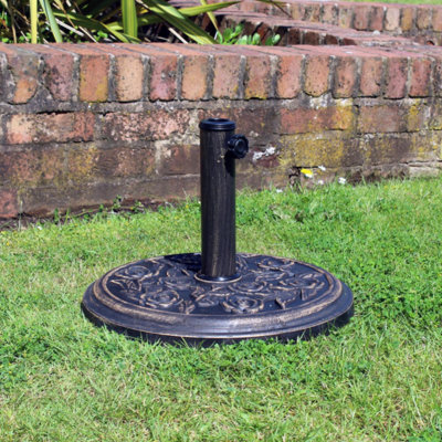 9KG Garden Parasol Round Base Rose - 3