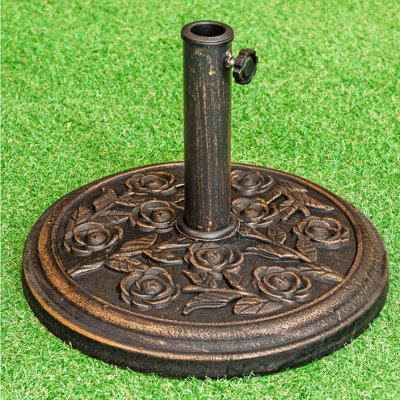 9KG Garden Parasol Round Base Rose - 5