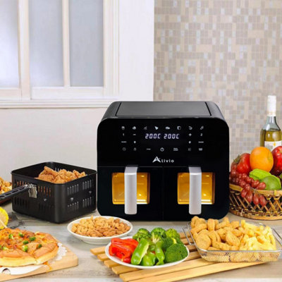 9L Basket Air Fryer with Dual Basket