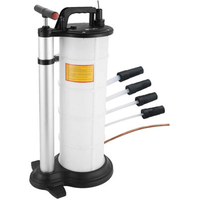 9L Manual Fluid Extractor Vacuum Suction Pump for Engine Oil & Brake Fluid