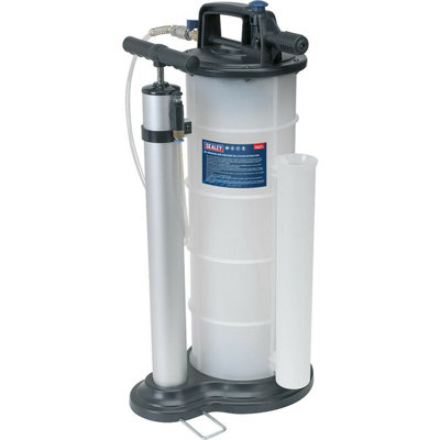 9L Manual Oil and Fluid Extractor with Suction Probes and Air Vacuum System