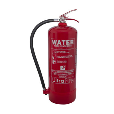 9Ltr Water & 2Kg CO2 Fire Extinguisher Package