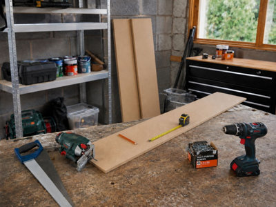 9mm Medium Density Fibreboard (MDF) 1200x300mm SINGLE PIECE FREE DELIVERY
