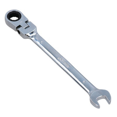 9mm Metric Flexi Head Ratchet Combination Spanner Wrench 72 Teeth