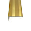 9mm Self-Adhesive Gold Stair Nosing Trim Long 9ft / 2.7metres Edging Strip Tile / Laminate / Wood To Vinyl Or Carpet