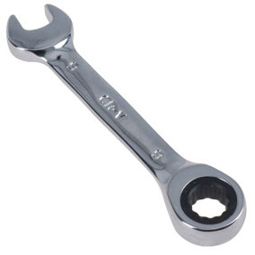 9mm Stubby Ratchet Combination Spanner Metric Wrench 72 Teeth SPN02