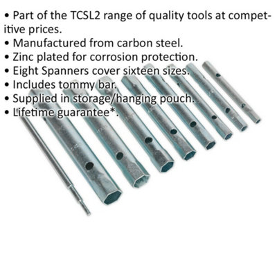 Spanner nut on sale socket set