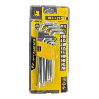 9pcs Hex Key Set Multi-Size Hex Spanner Set