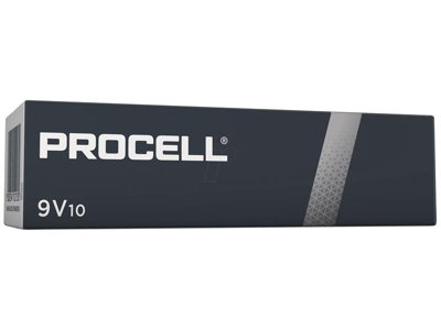 9v Industrial Procell - Pack of 10 (Duracell)