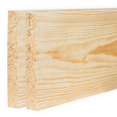 9x1.5 Inch Planed Timber  (L)1500mm (W)219 (H)32mm Pack of 2