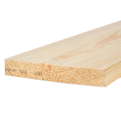 9x1.5 Inch Planed Timber  (L)900mm (W)219 (H)32mm Pack of 2