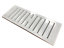 9x3 Adjustable Louvre Vent With Flyscreen White