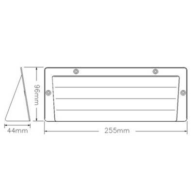9x3 Airbrick Cover Ducting Cowl - White  Exclusive to i-sells made by Rytons