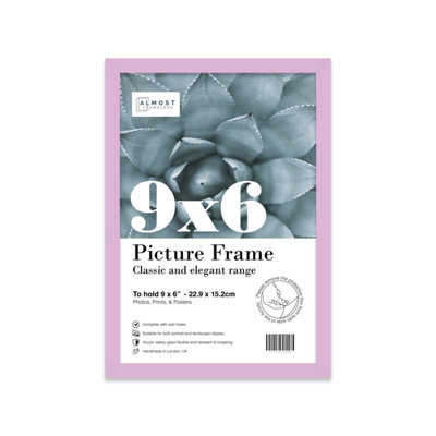 9x6 Lilac Picture Frame (22.9 x 15.2cm) Poster, Photo, Artwork, Gallery Wall or Print