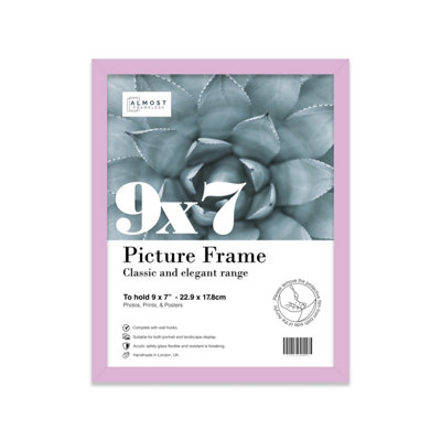 9x7 Lilac Picture Frame (17.8 x 22.9cm) Poster, Photo, Artwork, Gallery Wall or Print
