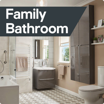 Shop accessible family bathroom range.