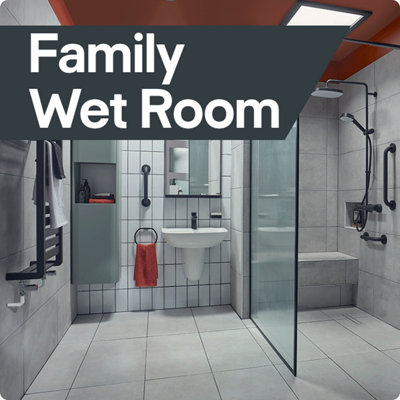 Shop accessible family wet room range.