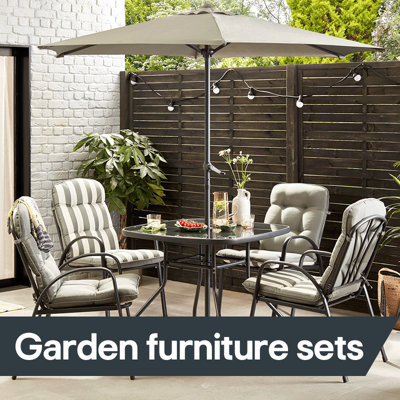 Shop all Garden furniture sets.