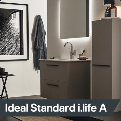 Shop Ideal Standard i.life A bathroom furniture range.