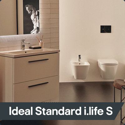 Shop Ideal Standard i.life S bathroom furniture range.