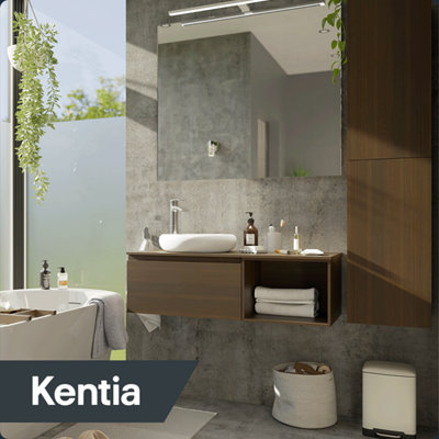 Shop Kentia bathroom furniture range.
