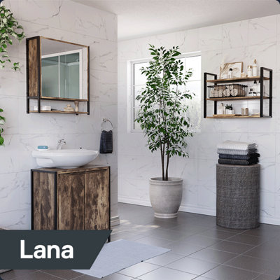 Shop Lana bathroom furniture range.
