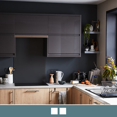 Garcinia Gloss Anthracite Integrated Handle