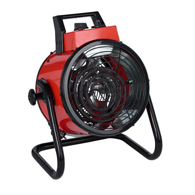 Electric 3000W red industrial fan heater