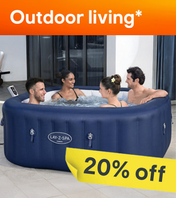 20% off selected outdoor living, Terms & conditions apply, see the *Terms & conditions at the end of the page. Shop now