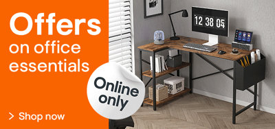 Offers on office essentials. Online only. Shop now.