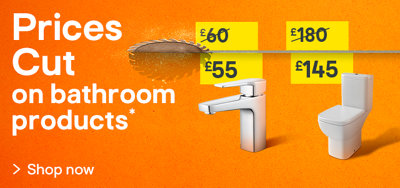 Prices cut on selected bathroom products. Terms and conditions apply. Shop now.