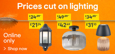 Prices cut on selected lighting. Online only. Shop now.