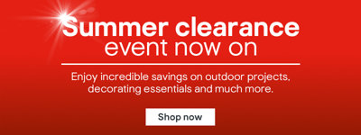 Summer clearance event now on. Enjoy incredible savings on outdoor projects, decorating essentials and much more. Shop now.