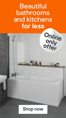 Beautiful bathrooms and kitchens for less. Online only offer. Shop now.