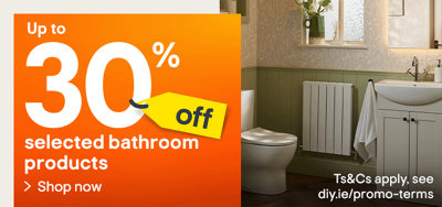 Up to 30% off selected bathroom products. Shop now.