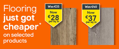 Flooring just got cheaper on selected products. Terms & conditions apply, see the *terms & conditions at the end of the page. Click here to shop now.