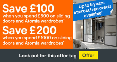 £100 off when you spend at least �£500 OR £200 off when you spend at least £1000 on bedrooms