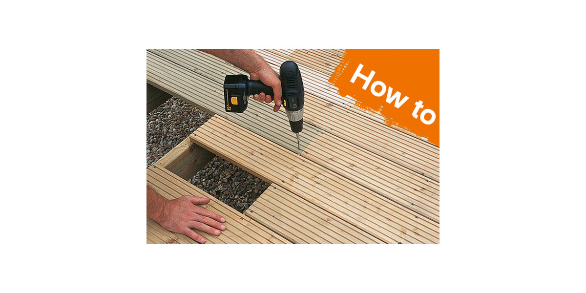 How to build a raised deck | Outdoor & Garden | B&Q