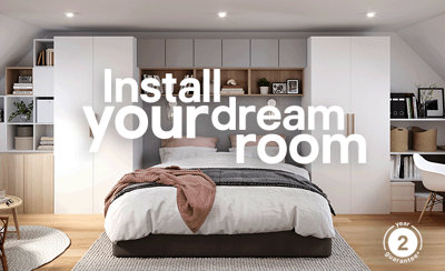 Install your dream room. 2 year guarantee - terms and conditions apply.