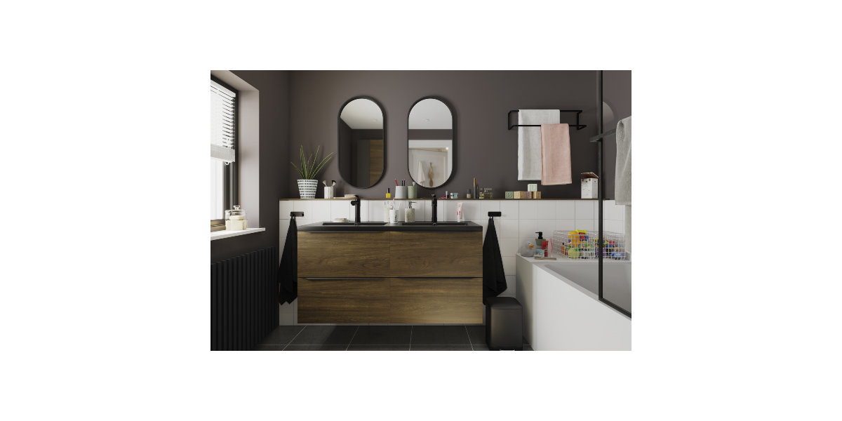 Black bathroom design ideas Bathroom B&Q